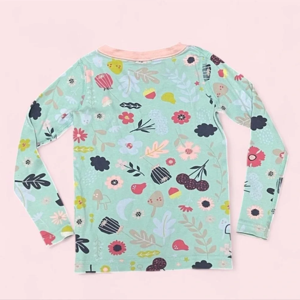Hanna Andersson Organic Cotton Pajama Top Pastel Spring Print |‎ Size 100 (US 4)
